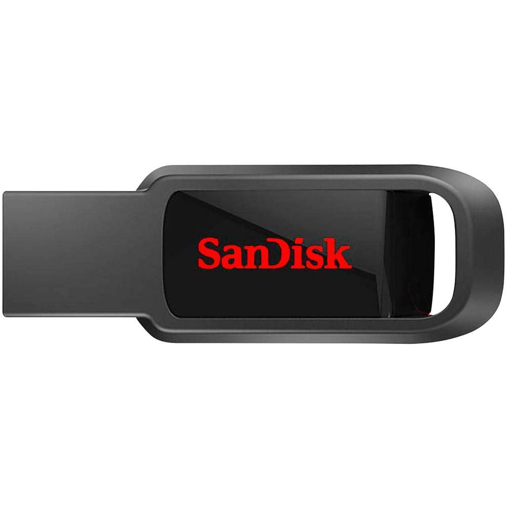 فلاشة SanDisk Cruzer Spark USB 2.0 – سعة 64 جيجابايت – تصميم مدمج وسهل الحمل