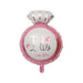 Large Foil Ring Balloon – Perfect for Engagement & Bridal Shower Parties - Safqqa