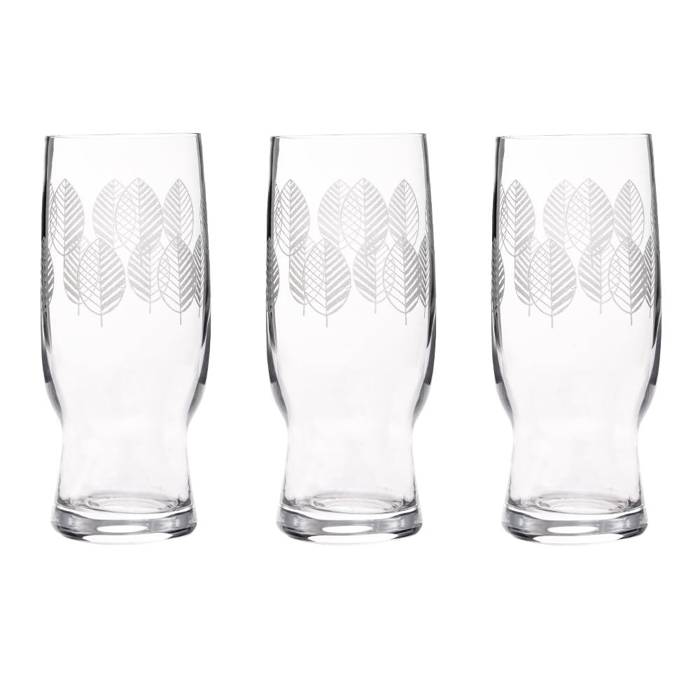 Dimlaj  Glass Tumbler Set- 3 Pieces Made from high-quality clear glass