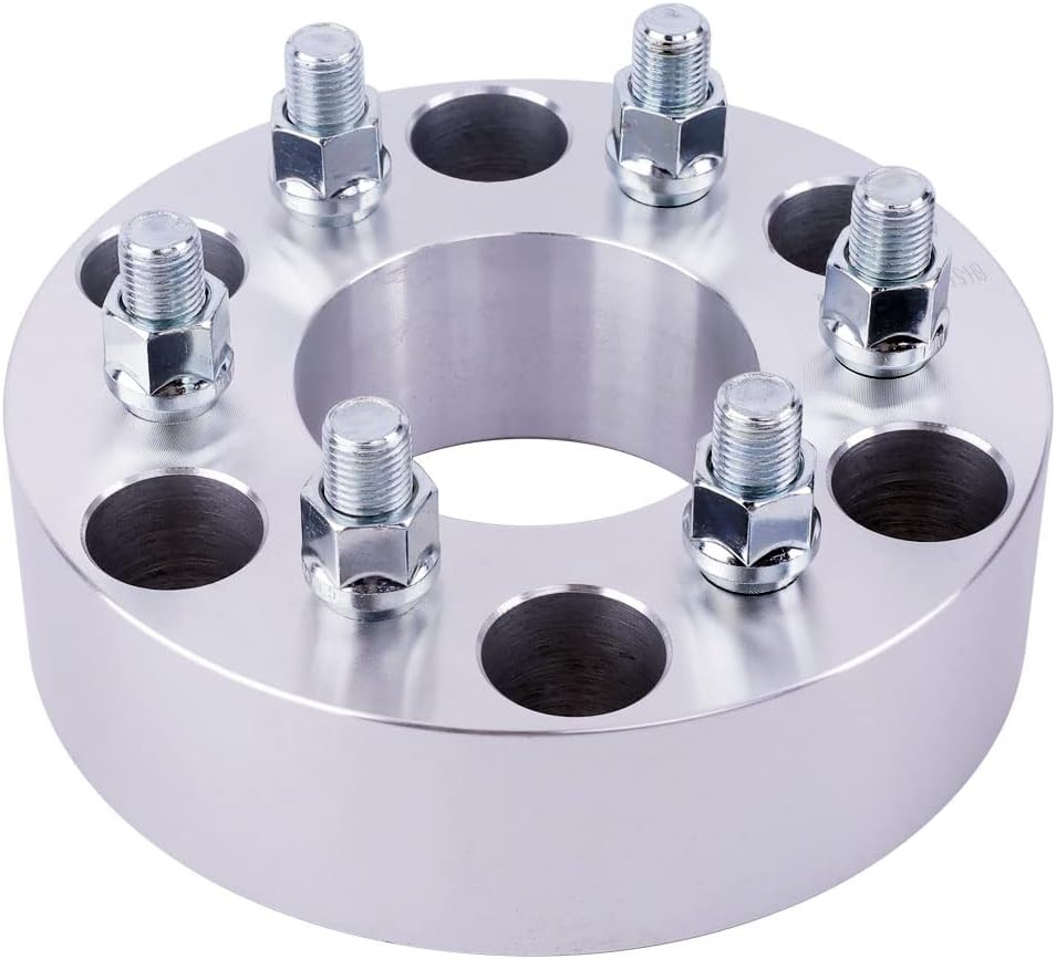 DCVAMOUS 2PC 6x135 to 6x5.5 Wheel Adapters 2 Inch with 14x2 Studs Compatible with Ford 6 Lug 6x135 to 6x139.7 for 2004-2014 F150 / 2003-2014 Expedition 2003-2014 Navigator 2006-2014 Mark LT