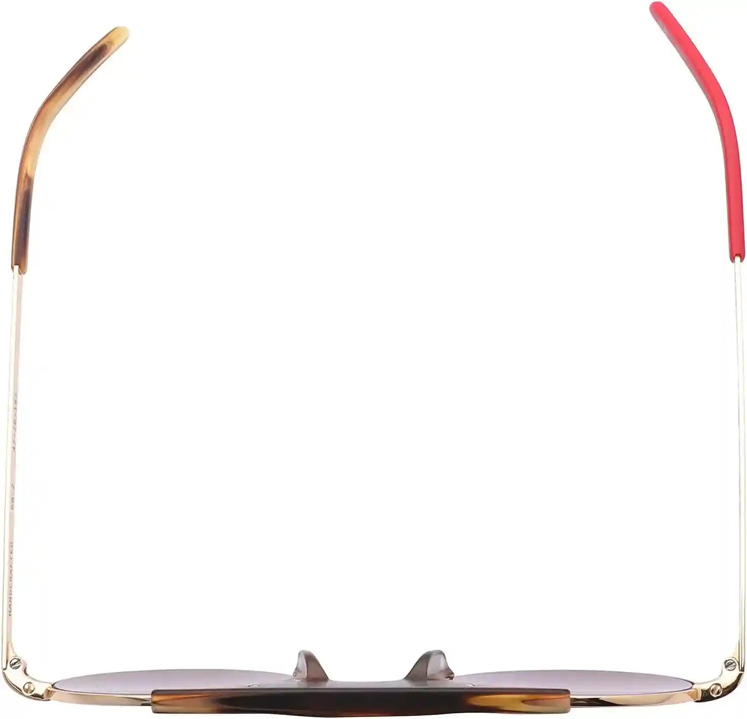 Vysen Mirror-Lens Patterned Panel Womens Round Polarized Sunglasses - Have Scratch - Safqqa Egypt