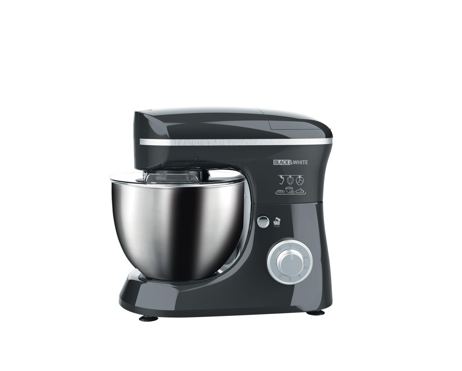 عجانة عجين بلاك آند وايت SM-513 احترافية بقدرة 1300 وات وسعة 5.5 لتر