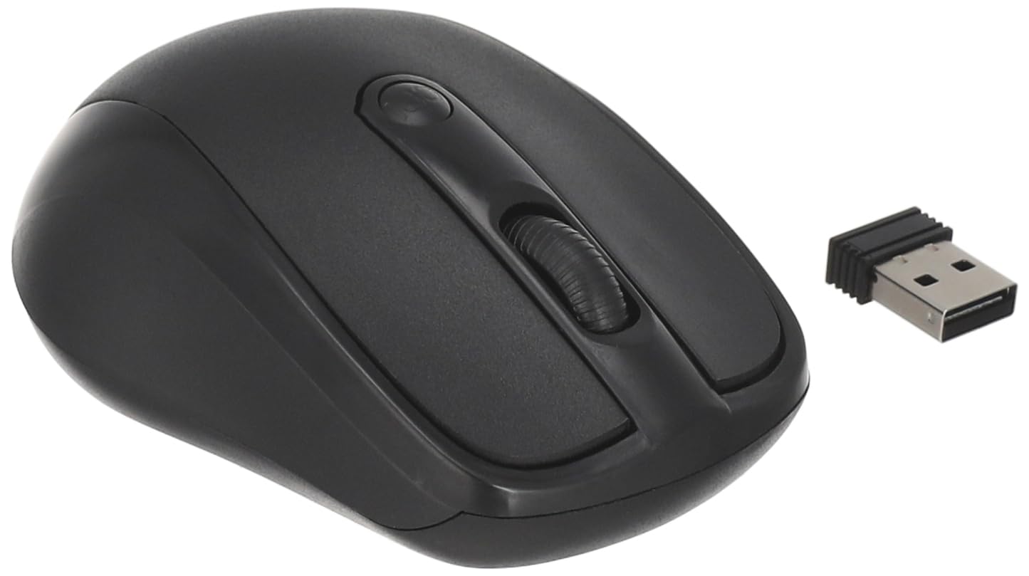 2.4 Ghz 2.4g Wireless Optical Mouse Mice Usb Receiver For Laptop Pc Black