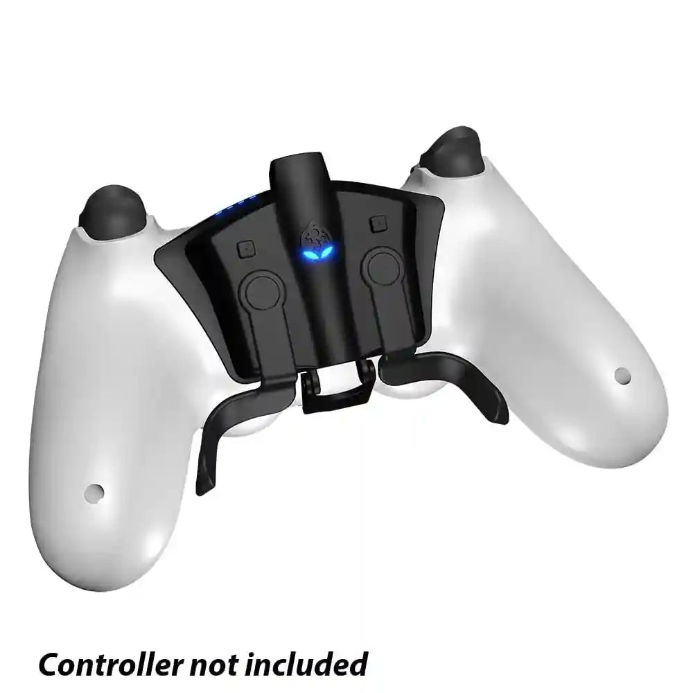 Collective Minds It's a controller adapter that adds advanced gaming capabilities to your existing PS4 controller. The adapter allows you to customize the buttons while playing. – Safqqa Egypt