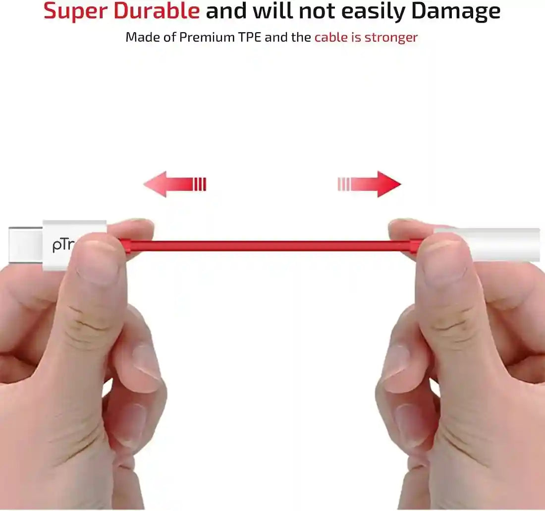 pTron Solero C1 Type-C to 3.5mm Jack Audio Connector – Compatible with Type-C Devices