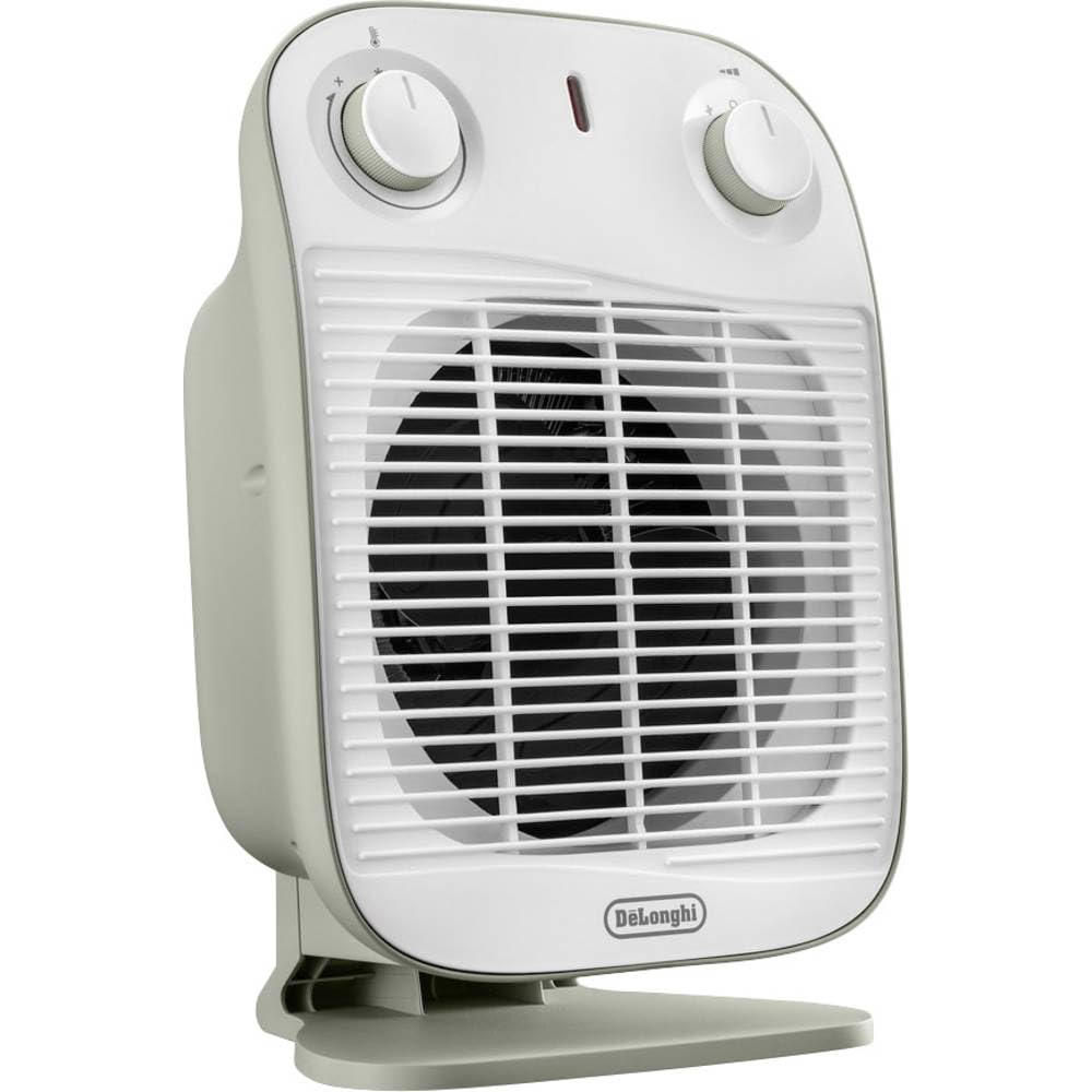 مدفاة بمروحة بحافة عمودية موديل HFS50B20.GR من ديلونجي، اخضر داكن/ابيض مع 3 اعدادات للطاقة 2000 واط