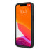 CG MOBILE غطاء جلد PU مع شريط مطبوع متوافق مع iPhone 14 Pro Max (6.7") غطاء جلدي أنيق، تصميم عصري، حماية من الصدمات والسقوط، غطاء خلفي مرخص رسميًا (رمادي)