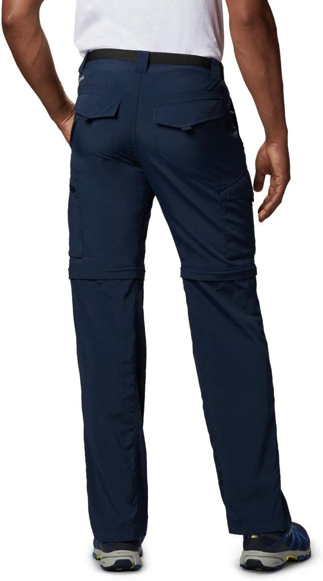 Columbia Men’s Silver Ridge Convertible Pants & Tamiami II Short Sleeve Shirt – Breathable, Quick-Dry Outdoor Set with UPF Sun Protection