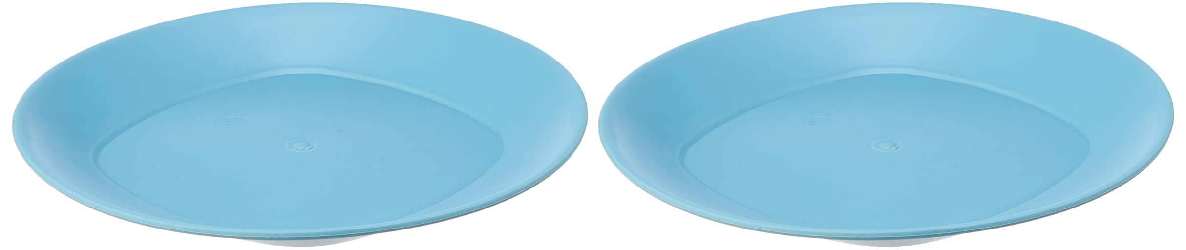 Bager Round Serving Dish Set, 2 pieces, 20 cm, Light Blue - Safqqa