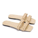 womens Chunky Braided Slipper Flip Flop - Safqqa Egypt