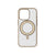 Momax Magnetic Case for iPhone 16 Pro, Slim Protective MagSafe Compatible Phone Case, Gold