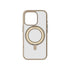Momax Magnetic Case for iPhone 16 Pro, Slim Protective MagSafe Compatible Phone Case, Gold