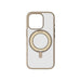 Momax Magnetic Case for iPhone 16 Pro, Slim Protective MagSafe Compatible Phone Case, Gold