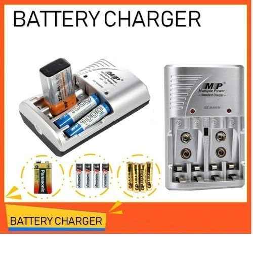 شاحن بطارية سريع Singway MP KX 2868 SW-W32 لبطاريات AA Ni-Mh/Ni-Cd مع 4 أقسام للبطارية