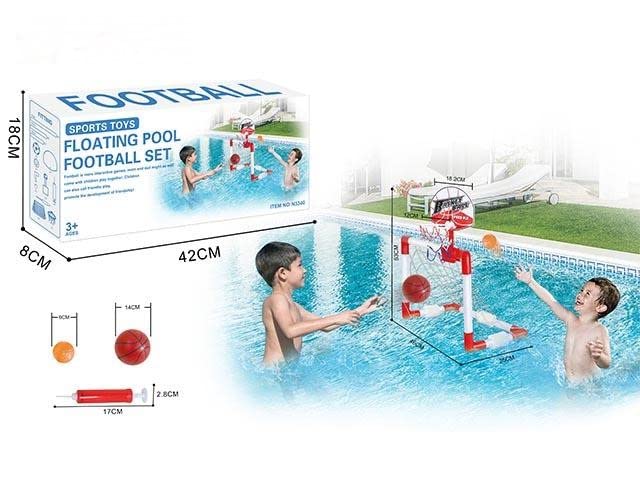 JACK SPRATT floating pool baskrtball set boy toys, girl toys, birthday gift, Christmas gift, growth, fun, learning, for kids. - Safqqa