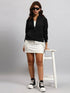 Styleville.in Women Sweatshirt Black Comfortable Casual Wear