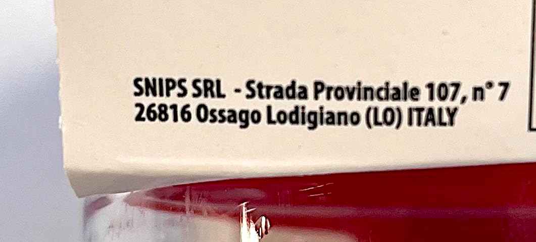 Snips, Coca-Cola plastic bottle, 0.50 liter, 7 x 20 cm, made in Italy