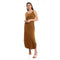 offcliff Women Basic Spaghetti Sleeves Solid Sleepshirt-Nightdresses & Nightshirts