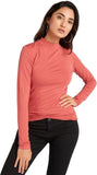 تي شيرت Splash للسيدات 6035721 W Mock Turtle Neck (عبوة من قطعة واحدة) 