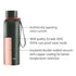 Borosil Stainless Steel Hydra Trek Vacuum Insulated Flask – 700 ML