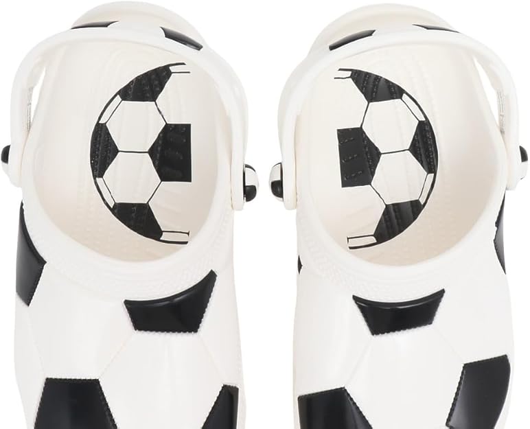 Crocs Boys Slipper White Kids Graphic Pattern Comfort – Safqqa Egypt