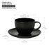 BARALEE BLACK SAND COUPE SAUCER 15 CM (5 7/8")