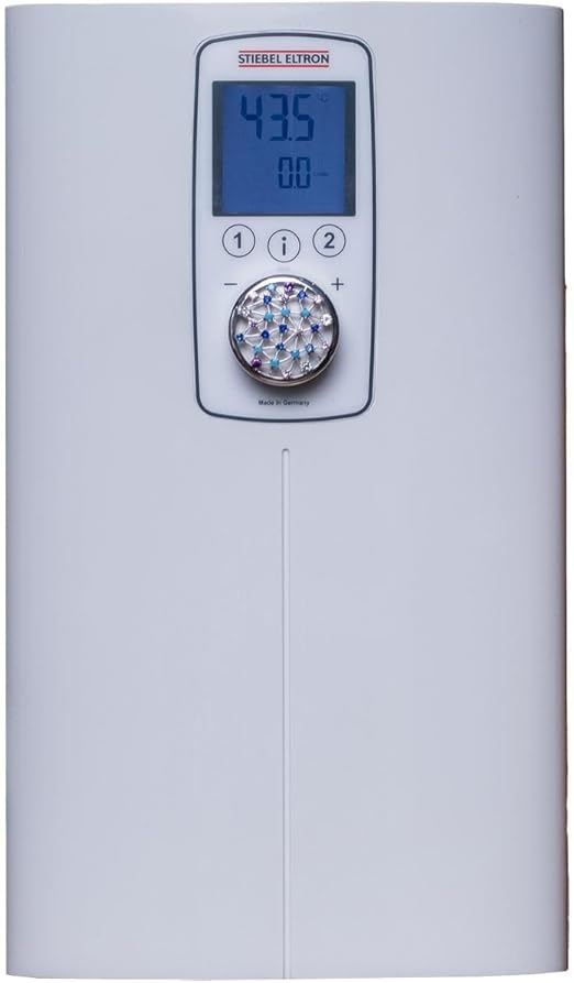 سخان مياه فوري بريميوم من Stiebel Eltron، مناسب للاستحمام، كفاءة طاقة قصوى، توصيل درجة حرارة دقيقة، 220-240 فولت، 6/8 كيلوواط DCE-X 6/8 SP | صنع في ألمانيا | (MIX)