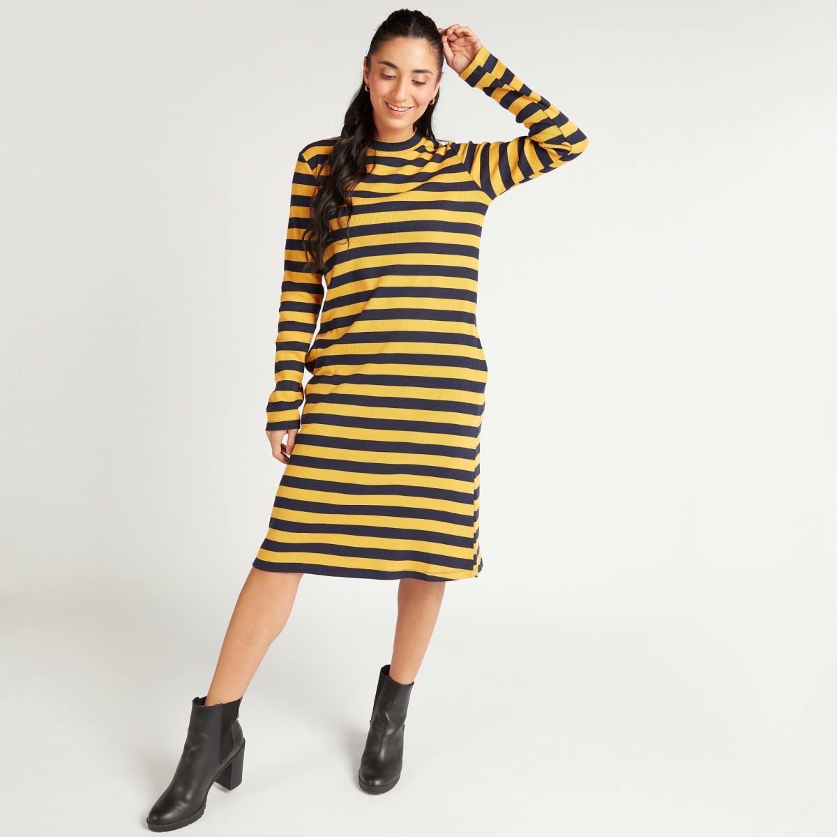 Splash Smart Casual Dresses For Women,Suitable for work, outings, or semi-formal events.