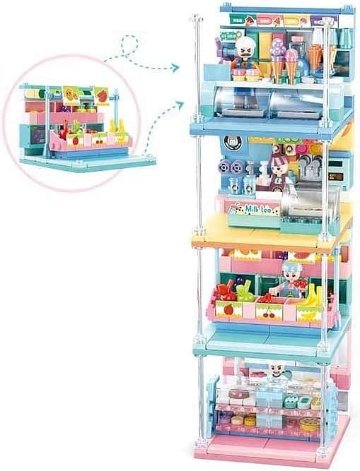 Sluban Mini HandCraft Shops Building Set 8-Pieces