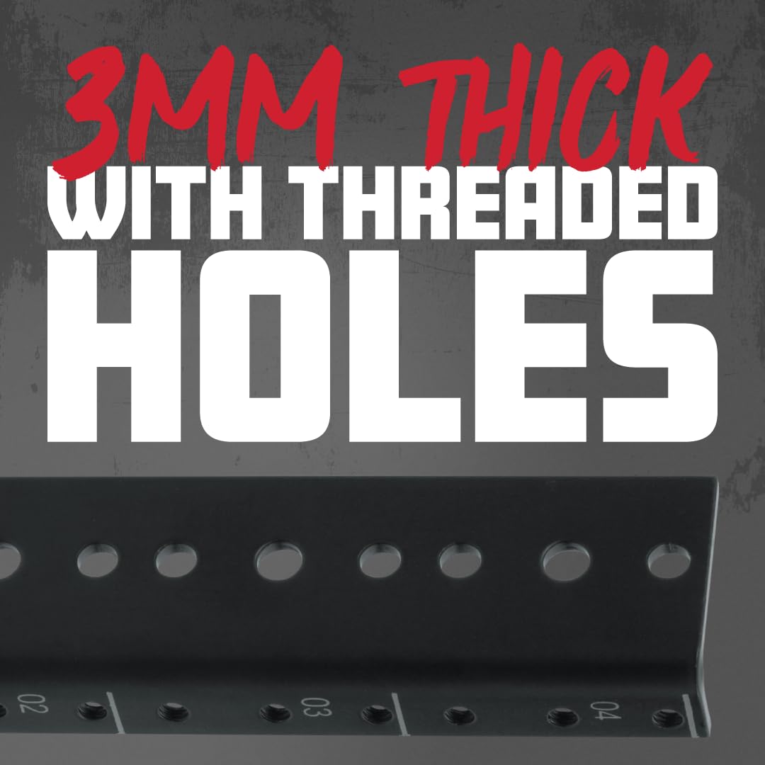 مجموعة سكك تثبيت قوية من Gator Rackworks – مقاس 8U