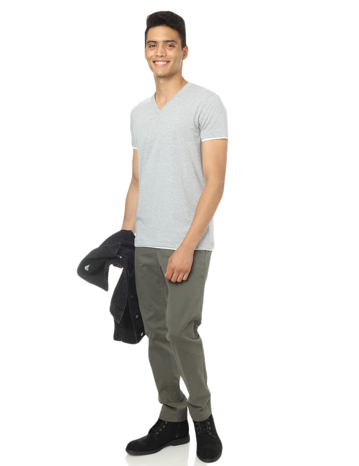 Hero Basic Men’s Double V-Neck T-Shirt Underwear