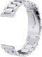 Generic Metal Replacement Smartwatch Wristband – 22mm Silver Strap Compatible with Samsung Gear S3