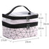 Women’s Waterproof 2-Layer PU Cosmetic Organizer Box