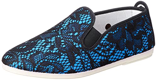 Flossy womens 55284-NEGRO/ROYAL Ballet Flat - Safqqa Egypt