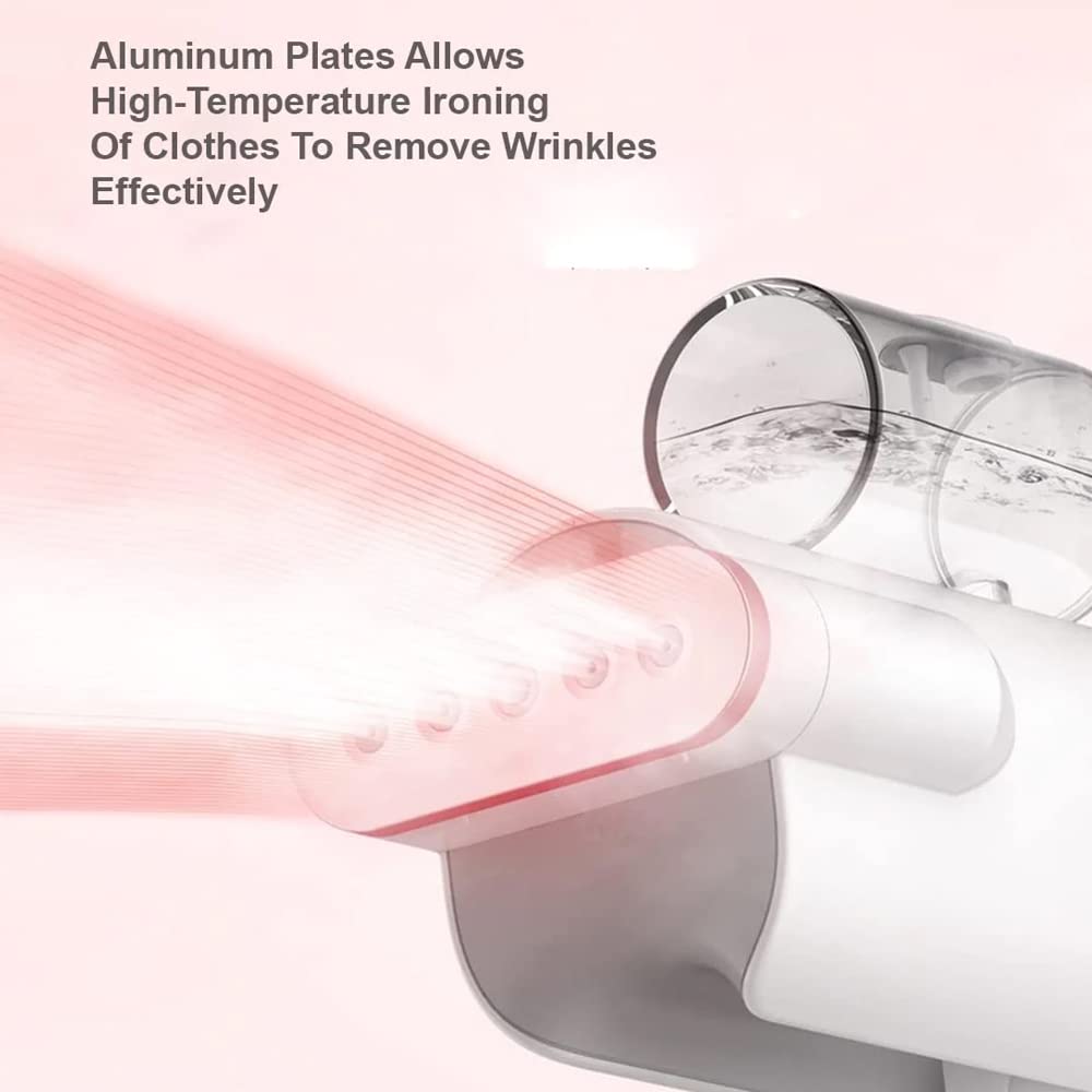 Deerma HS007 Portable Handheld Steamer Travel Steamer Mini Travel Steamer Special Folding Handle | Remove Wrinkles | Fast Heating | Foldable Compact Design | 100ml Water Tank | Aluminium Alloy- White