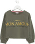 Matalan Printted Long Sleeve SweatShirt For Girls,Perfect for school, playtime, or casual outings.