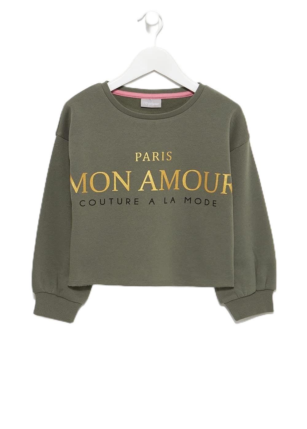 Matalan Printted Long Sleeve SweatShirt For Girls,Perfect for school, playtime, or casual outings.