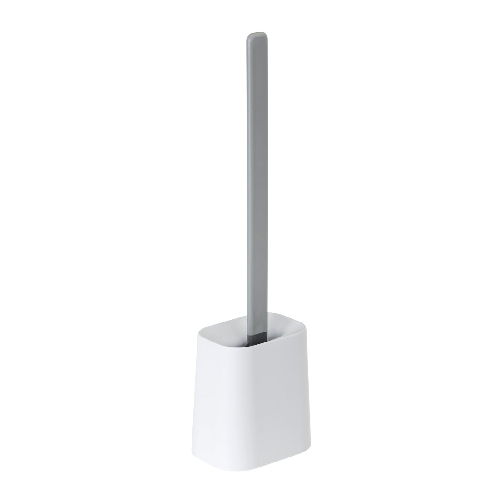 Vigar eco toilet cleaning set, flexible rubber wand with holder, durable minimalist design,