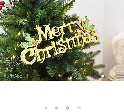 Leaf Christmas Tree Letter Card Pendant Ornaments -40cm