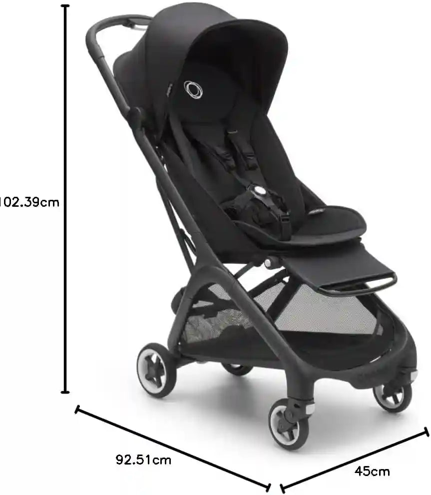 عربة الأطفال باجابو باترفلاي الكاملة هي عربة مدمجة للغاية ومناسبة لحملها داخل الطائرة، صُممت خصيصًا للحياة العصرية والسفر. مناسبة للأطفال من عمر ٦ أشهر حتى ٤ سنوات