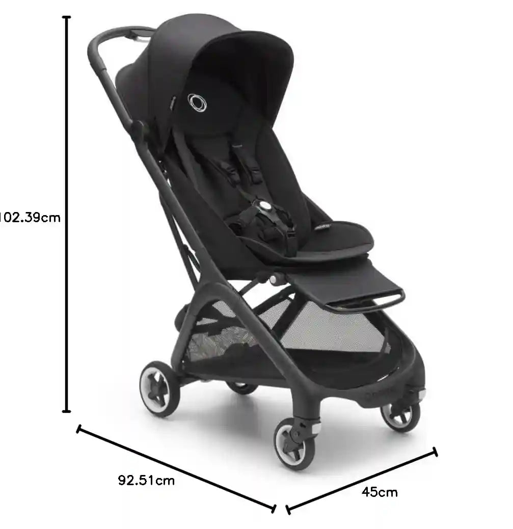 عربة الأطفال باجابو باترفلاي الكاملة هي عربة مدمجة للغاية ومناسبة لحملها داخل الطائرة، صُممت خصيصًا للحياة العصرية والسفر. مناسبة للأطفال من عمر ٦ أشهر حتى ٤ سنوات