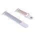 Generic Silicone Adjustable And Expandable Watch Strap With Holes Design For Unisex Compatible With Smart Watches 42/44L - Multi Color