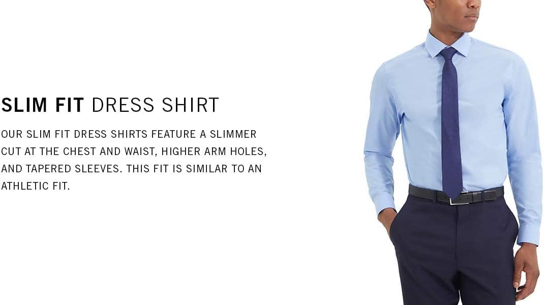 Kenneth Cole Men's Unlisted Dress Shirt Solid