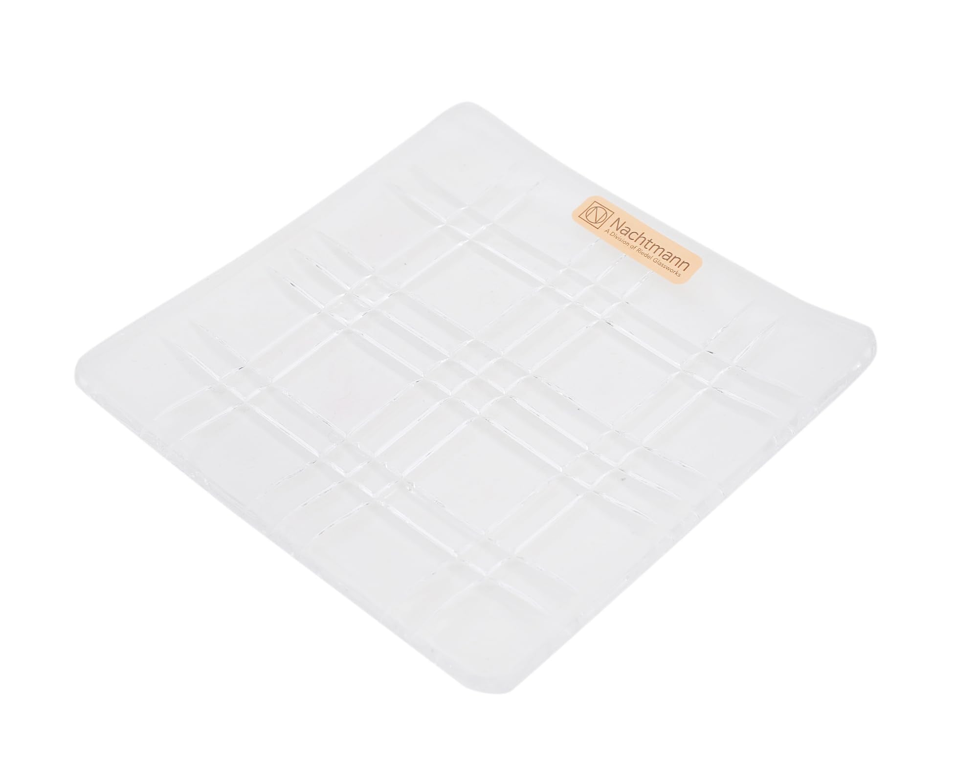 Nachtmann Crystal Square Plates Set 2-Pieces