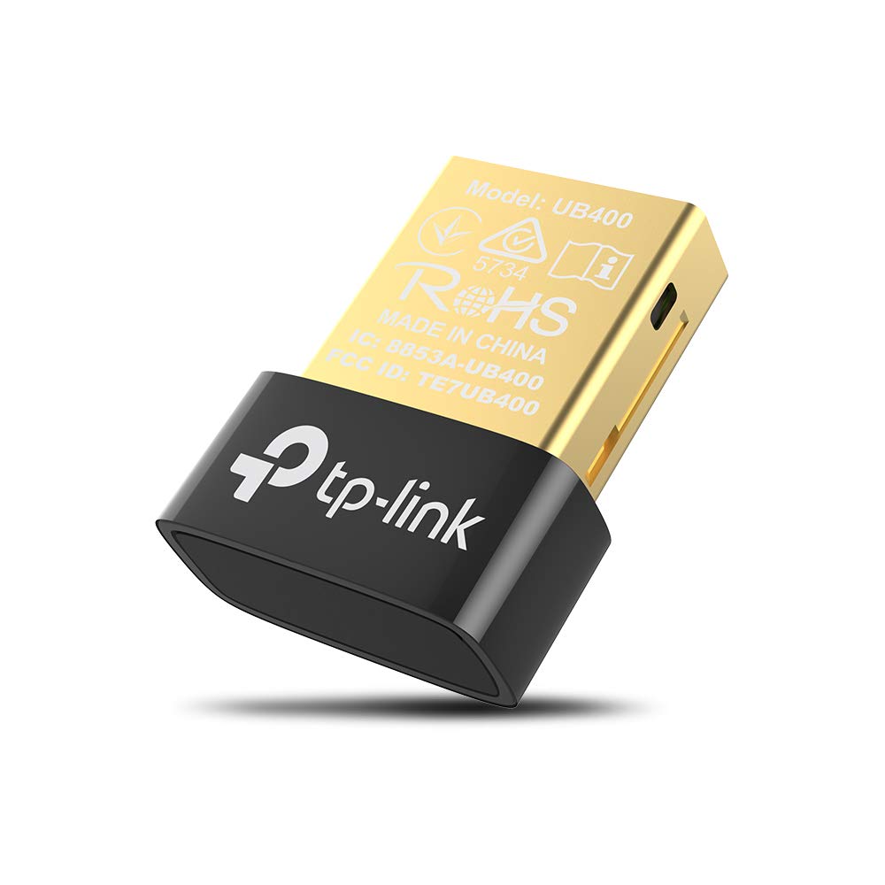 TP-Link UB400 USB Bluetooth Adapter for PC, Bluetooth 4.0 for Laptops & Desktops, Works with Mouse, Keyboard, Headsets, Speakers, PS4/5 & Xbox Controllers