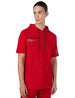 Splash Cotton Letter Print Regular-Fit Hooded T-shirt for Men - Safqqa Egypt