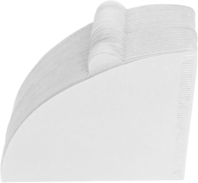 ECVV V60 Coffee Paper Filters 100 Count 2–4 Cups Unbleached