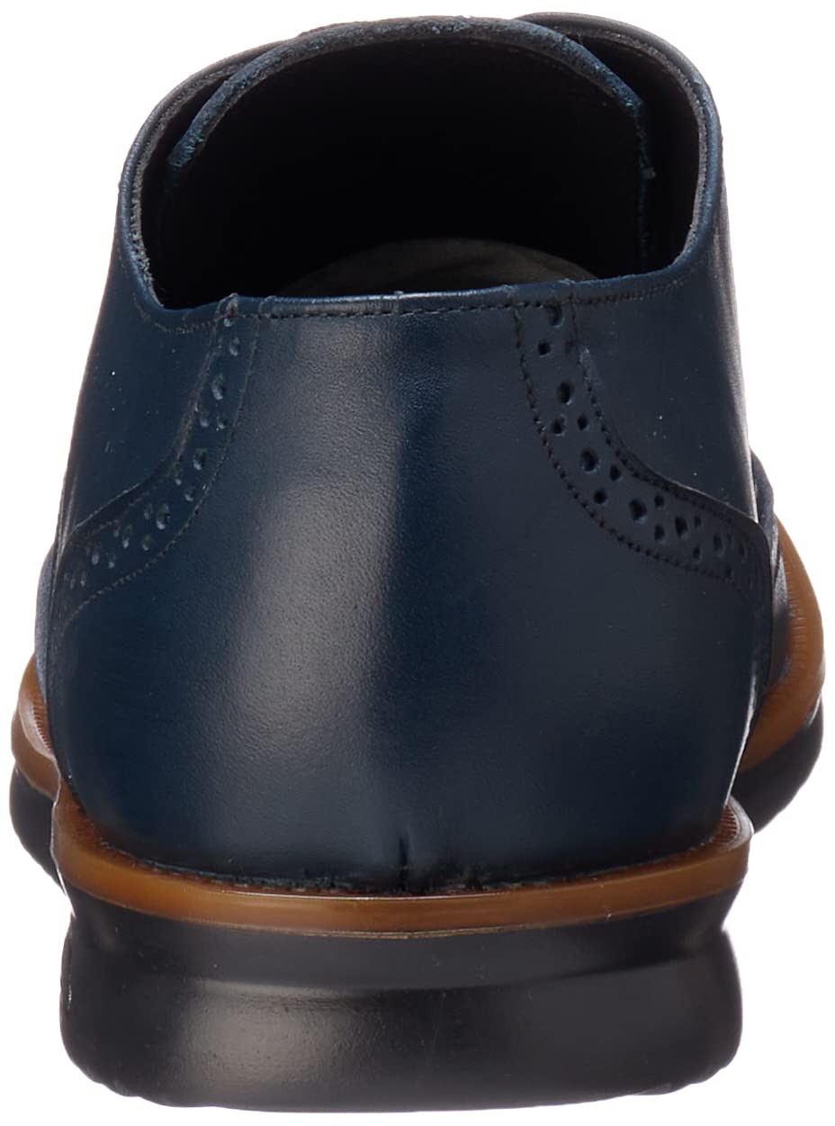 Roadwalker genuine leather round toe wingtip oxford shoes for men,