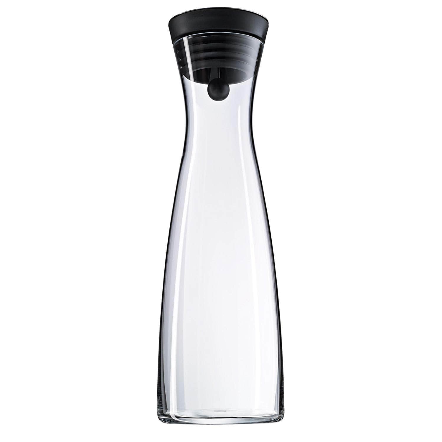 WMF Basic 1.5L Water Decanter – Elegant Glass & Cromargan Stainless Steel with Close-Up Stopper