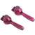 Bager Plastic Garlic Press, Purple ,2 Pieces - Safqqa